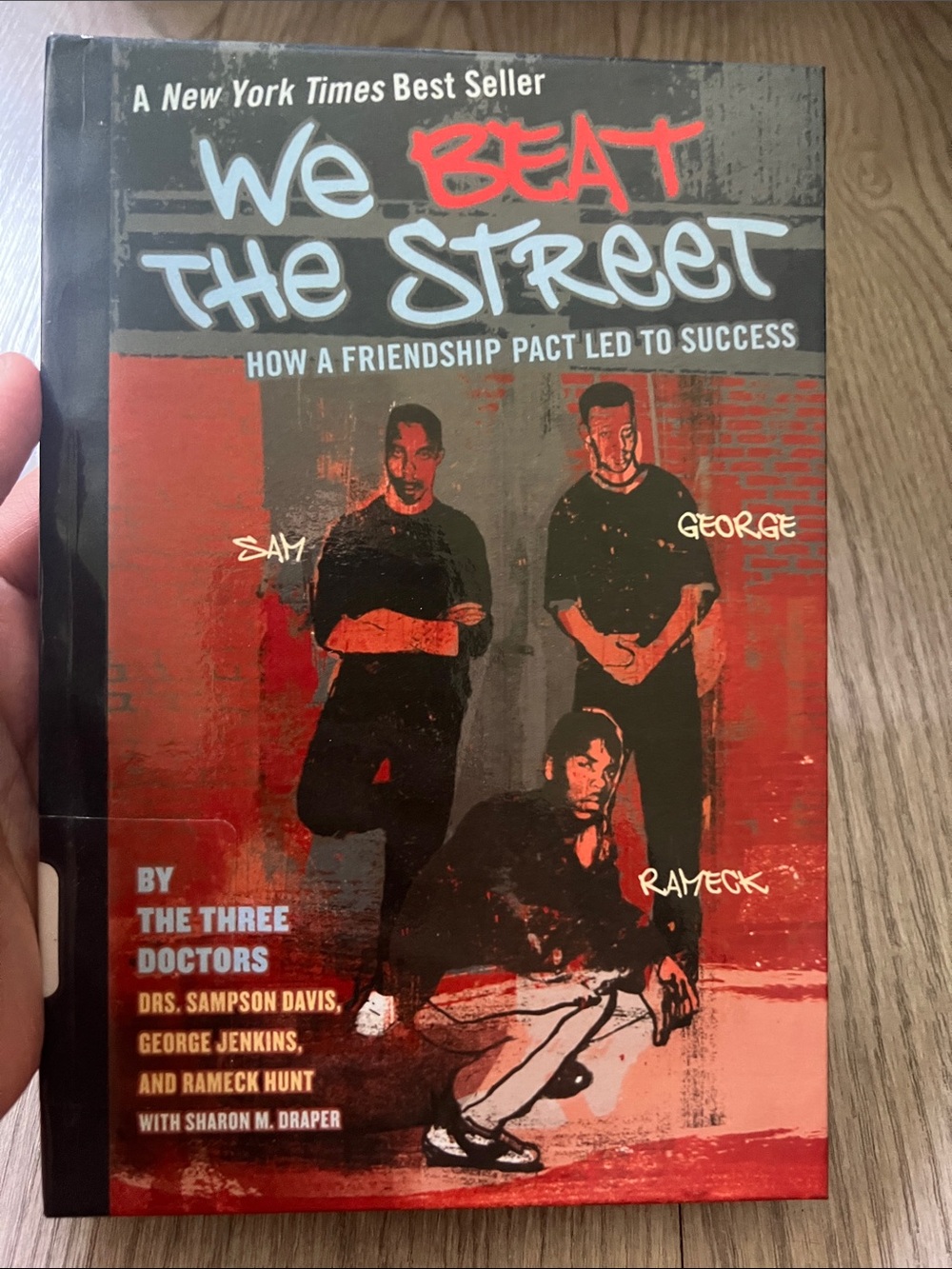 We Beat the Street by The Three Doctors - Red & Black Graphic Cover